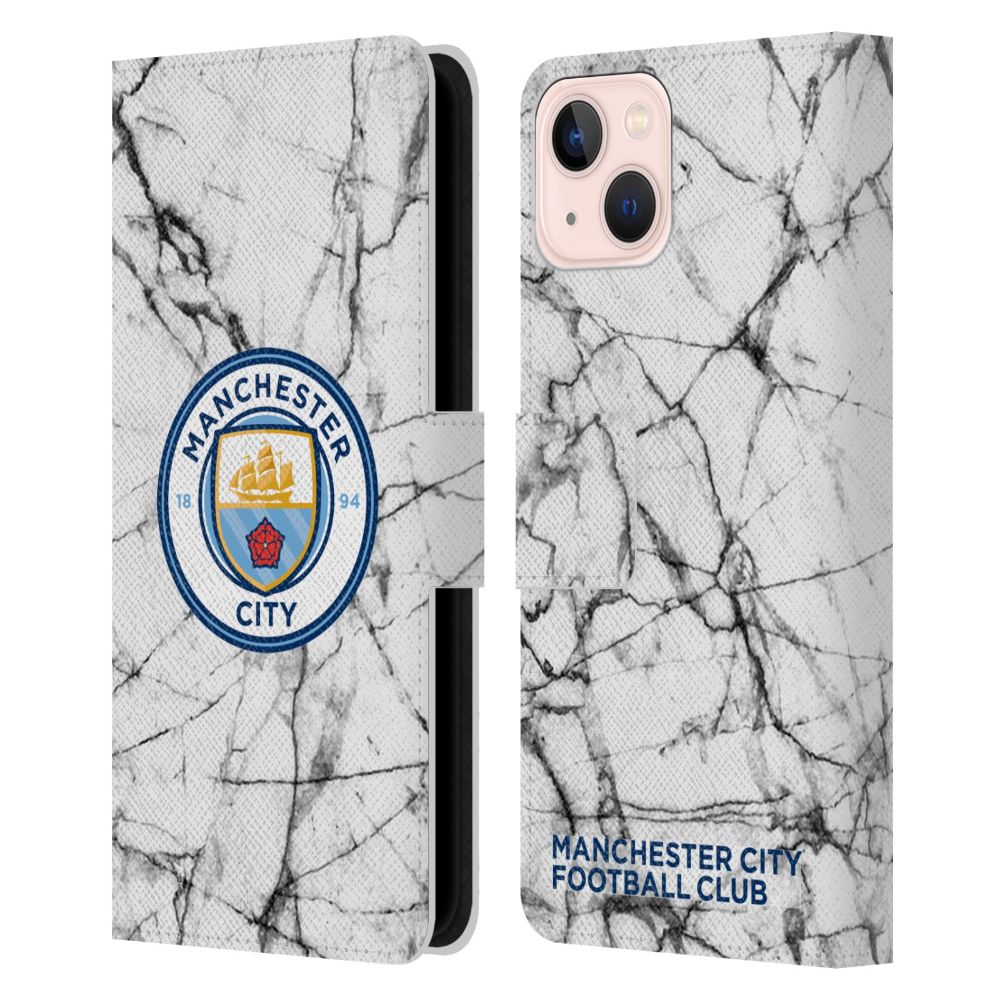 MANCHESTER CITY FC マンチェスターシティFC - Full Colour レザー手帳型 / Apple iPhoneケース - PGS